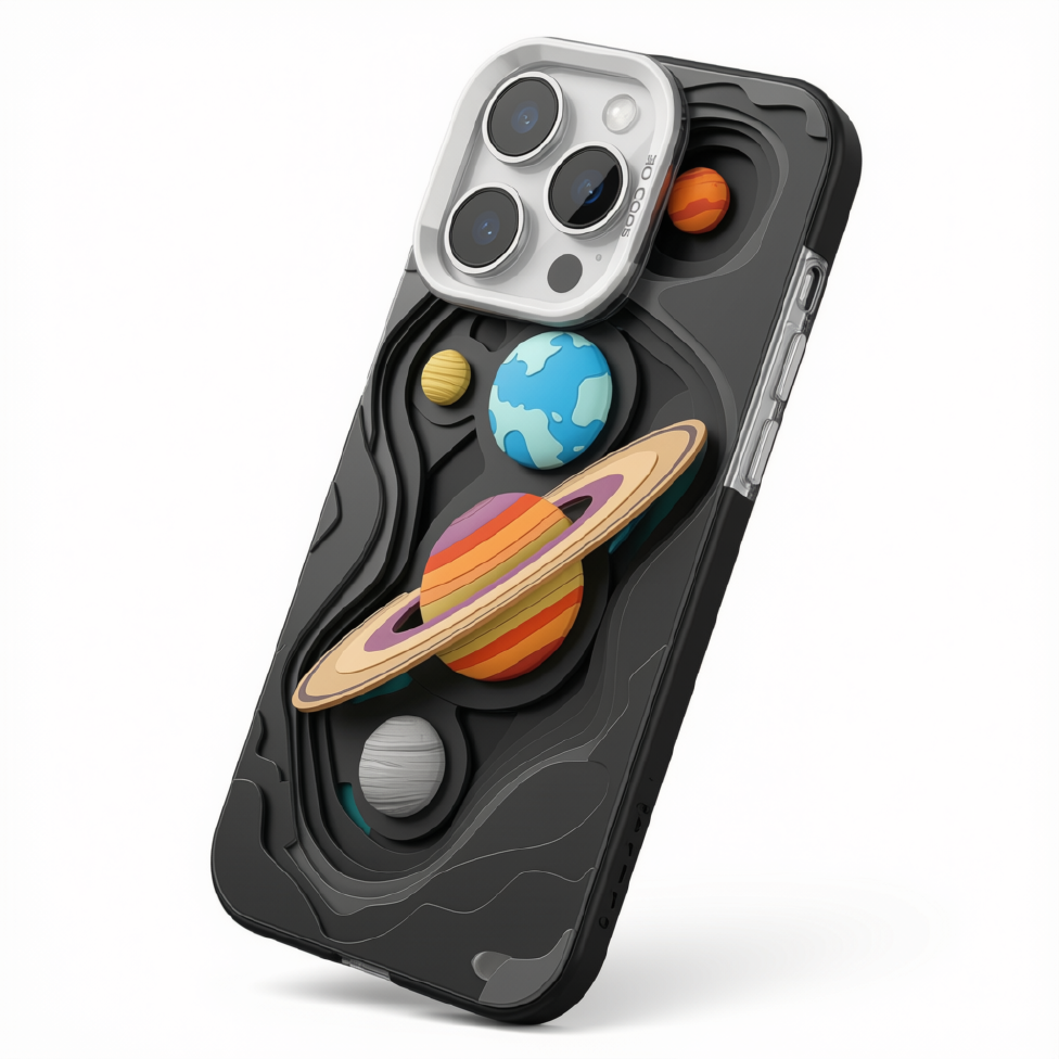 Coque de Protection Téléphone Anti-Chute Motif Planer pour Iphone 16 pro max