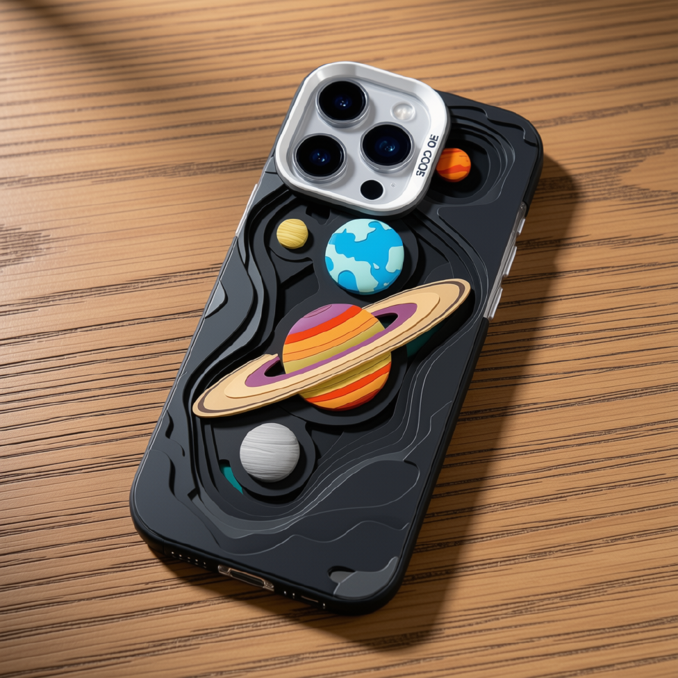 Coque de Protection Téléphone Anti-Chute Motif Planer pour Iphone 16 pro max – image 4