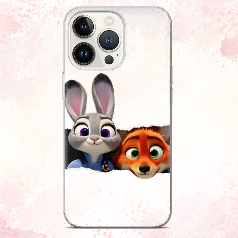 Coque de Téléphone Portable,Motif Nick Judy Dessin Animé, Imperméable et Souple pour Iphone 16 pro max – image 5