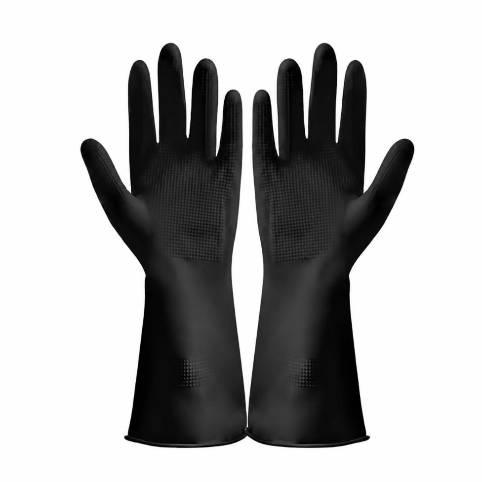 Gants de Nettoyage Ménagers épais de Qualité Supérieure, Gants de Vaisselle Imperméables Antidérapants pour la Cuisine – image 2