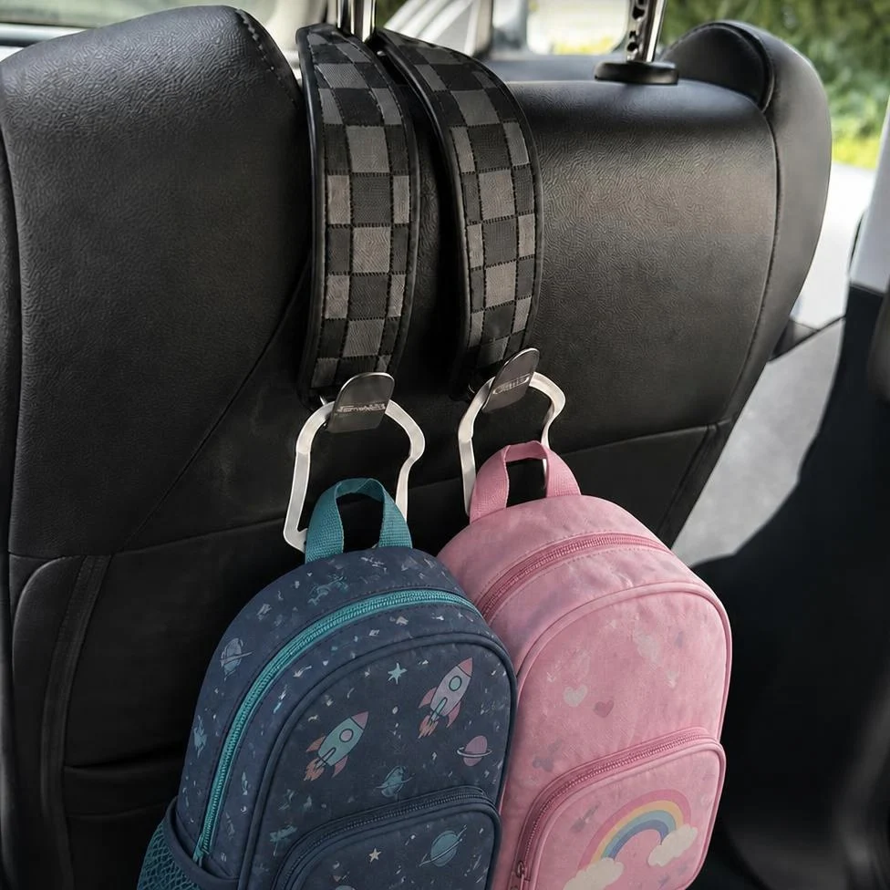 Crochet de Rangement Universel pour Appuie-Tête de Siège de Voiture,Crochet de Dossier de Siège de Voiture, Crochet d'Appuie-Tête Voiture,Accessoires Voiture – image 6