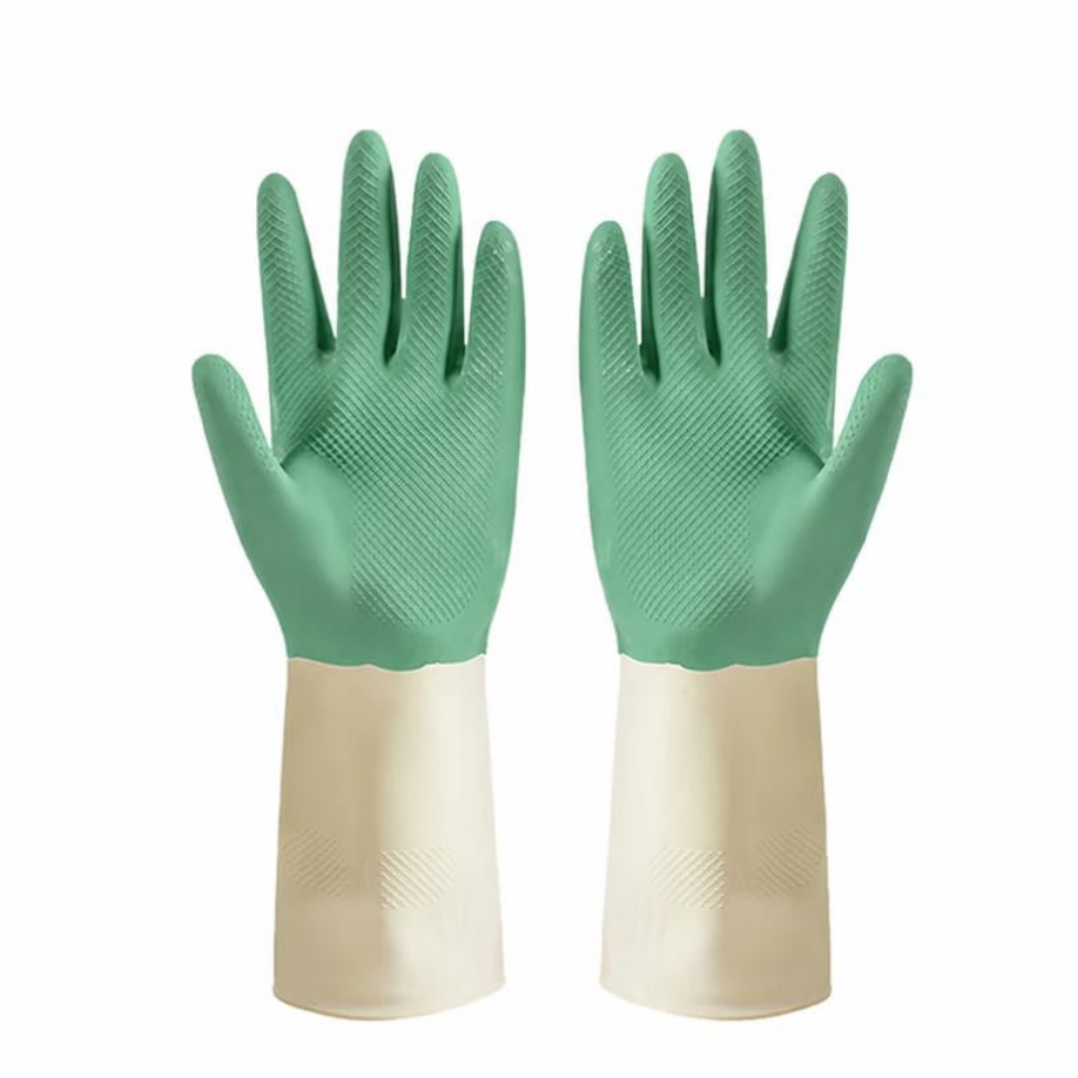 Gants en Latex Multifonctions Imperméables Épais et Antidérapants,Nettoyage Vaisselle,Cuisine
