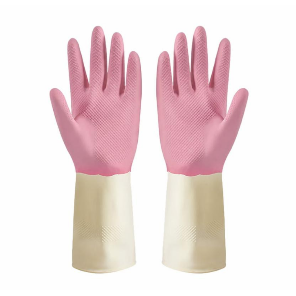 Gants en Latex Multifonctions Imperméables Épais et Antidérapants,Nettoyage Vaisselle,Cuisine – image 2