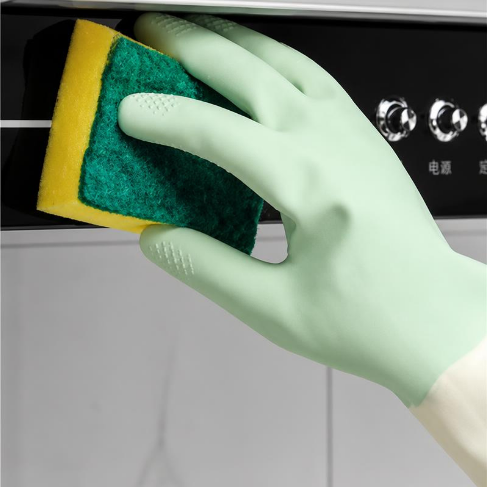 Gants en Latex Multifonctions Imperméables Épais et Antidérapants,Nettoyage Vaisselle,Cuisine – image 3