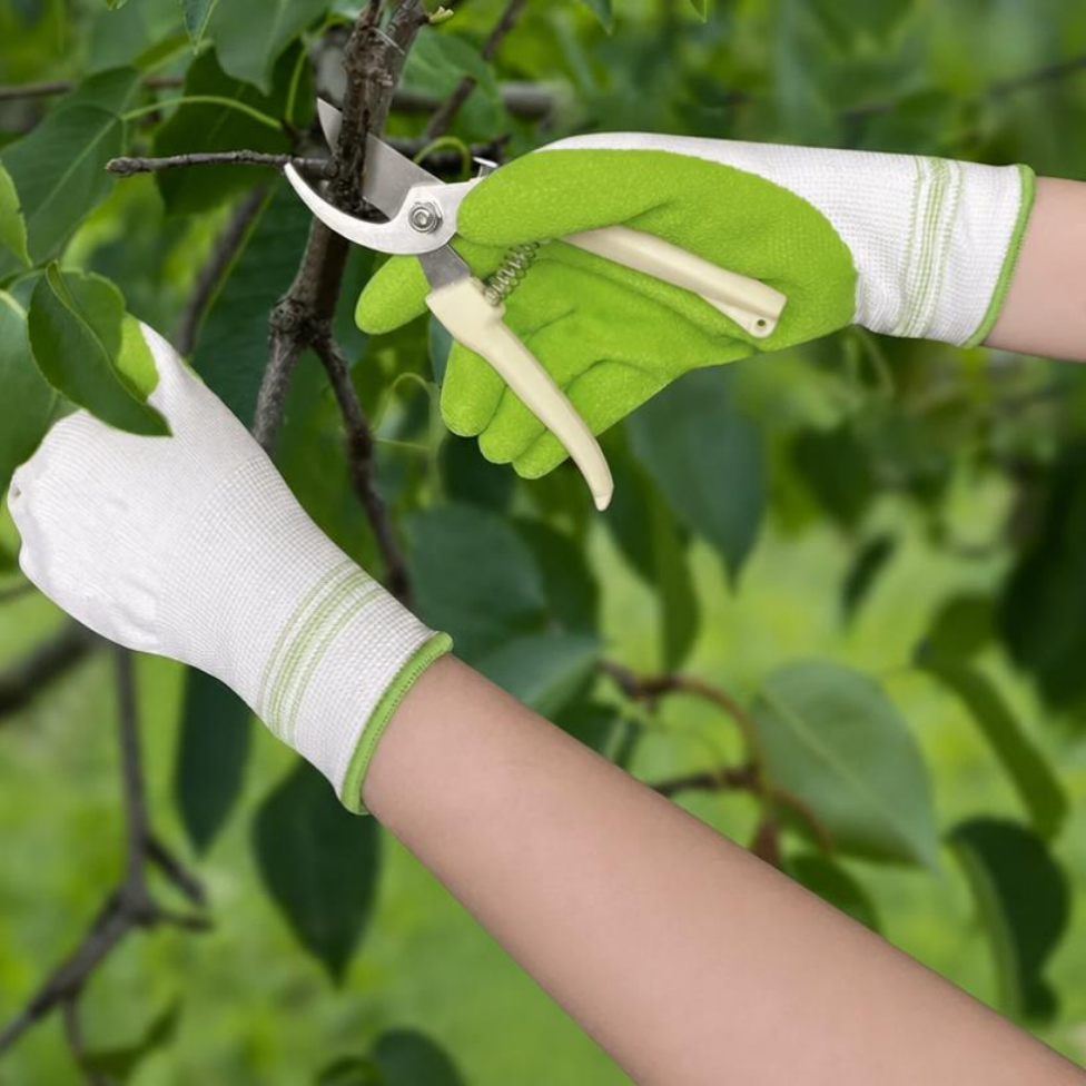 Gants de Travail Ambidextres Résistants aux Coupures en Nitrile,pour le Jardinage, l'Agriculture et la Construction – image 2