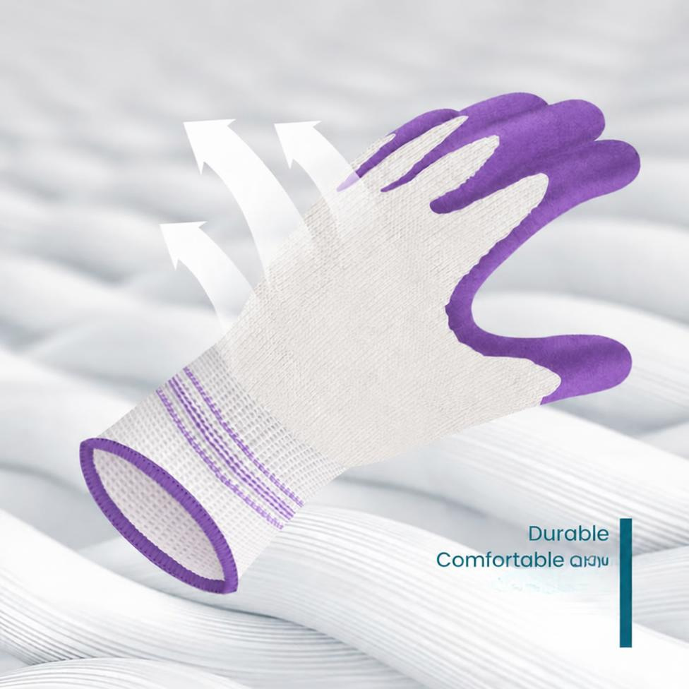 Gants de Travail Ambidextres Résistants aux Coupures en Nitrile,pour le Jardinage, l'Agriculture et la Construction – image 6