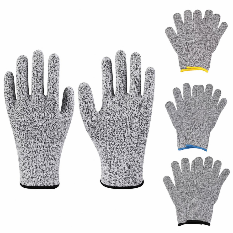 Gants Anticoupure,Gants de Sécurité Industrielle Imperméables et Résistants aux Coupures pour Hommes,Gants de Travail Anticoupure pour l'Industrie