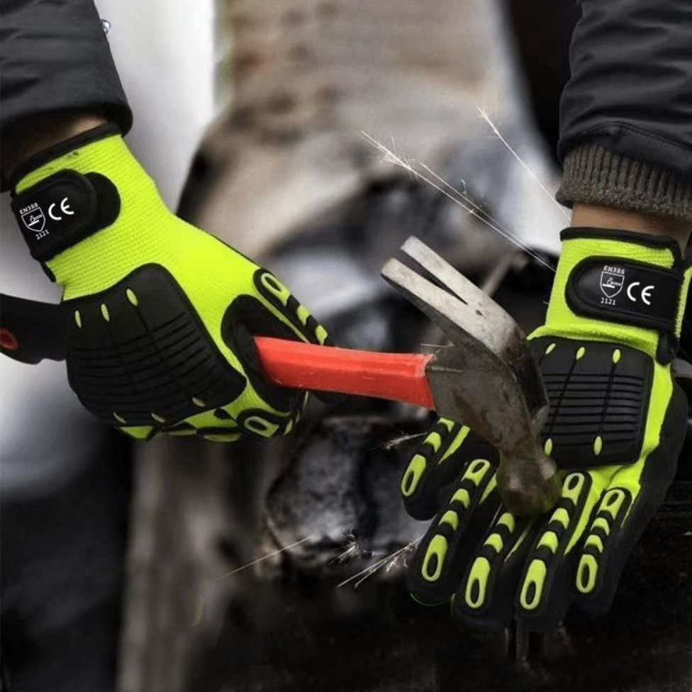 Gants Anti-Vibration Résistant aux Chocs Élevé pour Mécanicien,Construction – image 2
