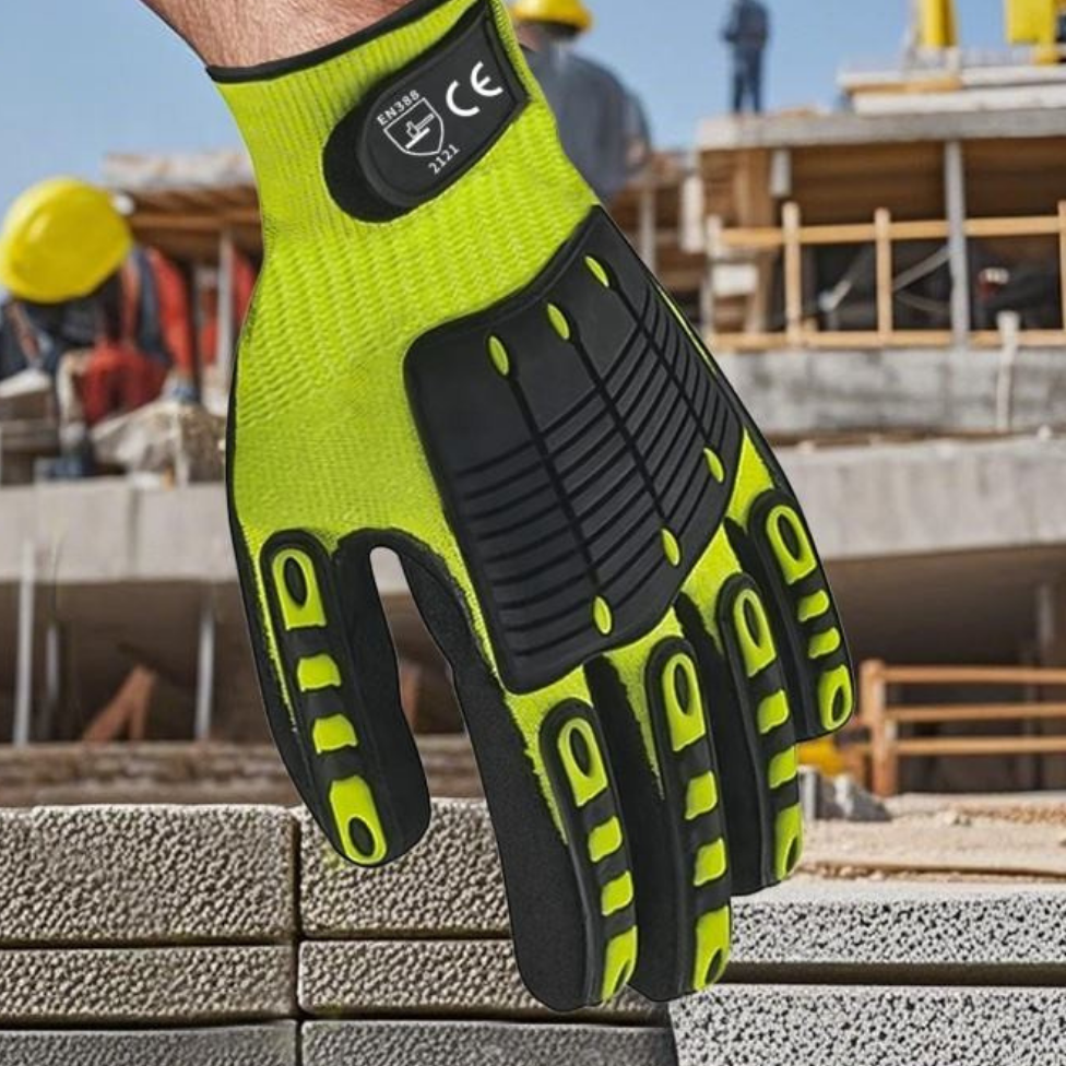 Gants Anti-Vibration Résistant aux Chocs Élevé pour Mécanicien,Construction – image 4