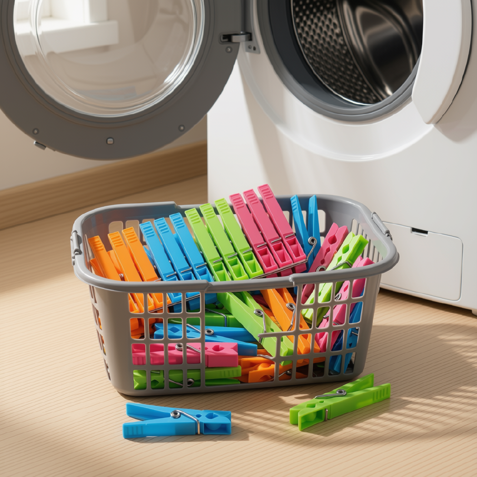20 Pinces à Linge Écologiques Durables et Résistantes au Vent,Pinces à Sous-Vêtements en Plastique – image 3