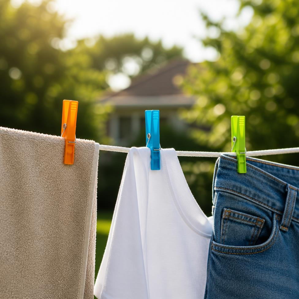 20 Pinces à Linge Écologiques Durables et Résistantes au Vent,Pinces à Sous-Vêtements en Plastique – image 6