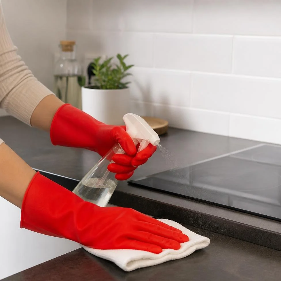 Gants de Ménage,Gants en Latex pour la Cuisine et la Maison – image 3