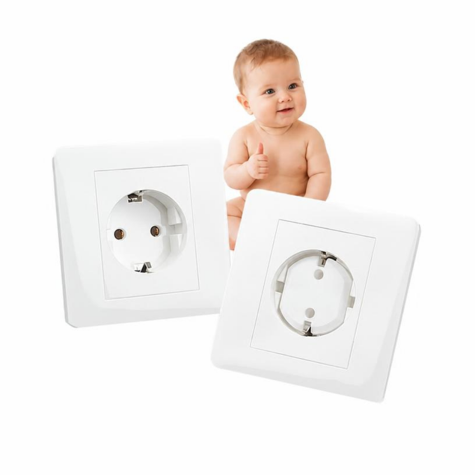 Lot de 5 Protections de Prise Électrique pour Bébé, Taille Européenne, Sécurité  pour Enfant et Bébe
