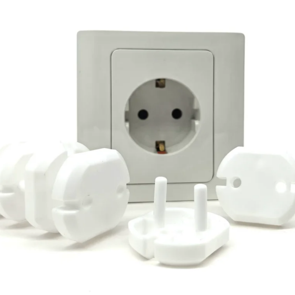 Lot de 5 Protections de Prise Électrique pour Bébé, Taille Européenne, Sécurité  pour Enfant et Bébe – image 2