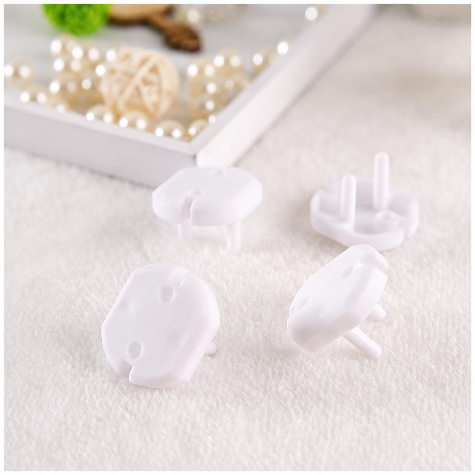 Lot de 5 Protections de Prise Électrique pour Bébé, Taille Européenne, Sécurité  pour Enfant et Bébe – image 4