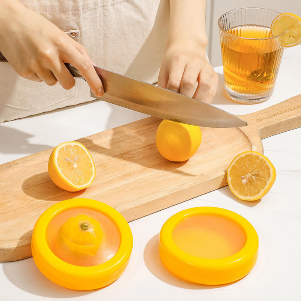 Bac à Fruits,Boîte de Conservation pour Réfrigérateur avec Film Transparent, Bac à Fruits et Légumes, Adapté aux Citrons, Avocats, Tomates – image 3