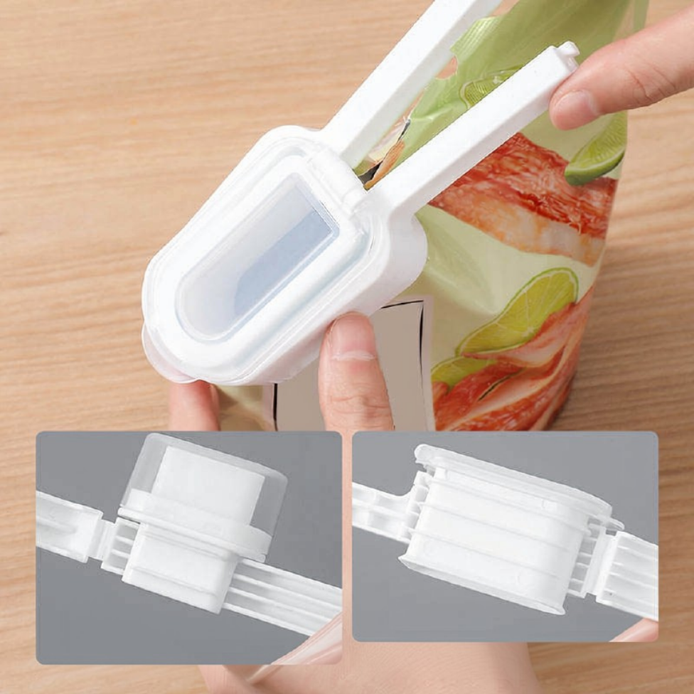 Lot de 5 Petits Clips de Scellement,Clip de Fermeture pour Sac Alimentaire,pour la Conservation des Aliments, Idéal pour le Rangement Domestique et la Cuisine – image 4