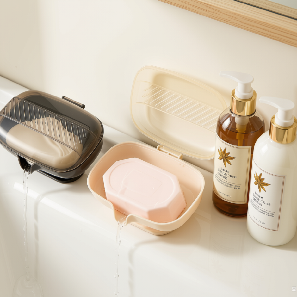 Porte-Savon Salle de Bain,Conteneur de Savon,Fourniture Salle de Bain