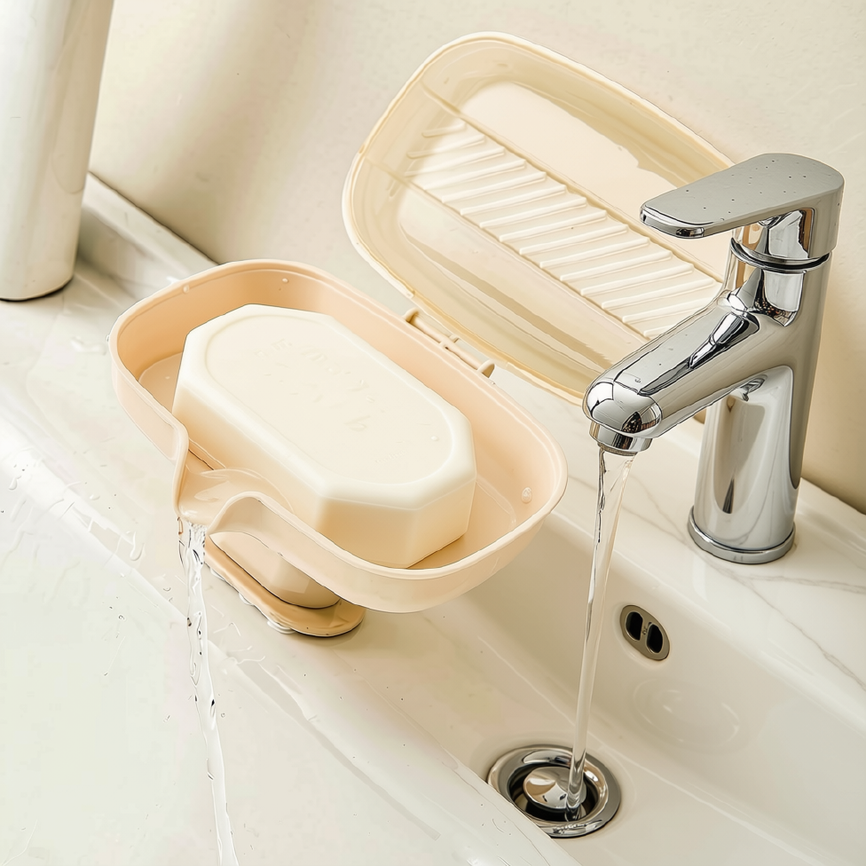 Porte-Savon Salle de Bain,Conteneur de Savon,Fourniture Salle de Bain – image 3