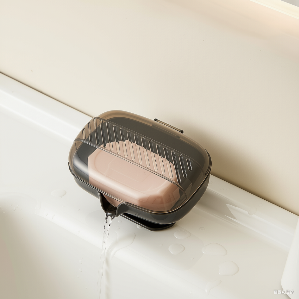 Porte-Savon Salle de Bain,Conteneur de Savon,Fourniture Salle de Bain – image 4