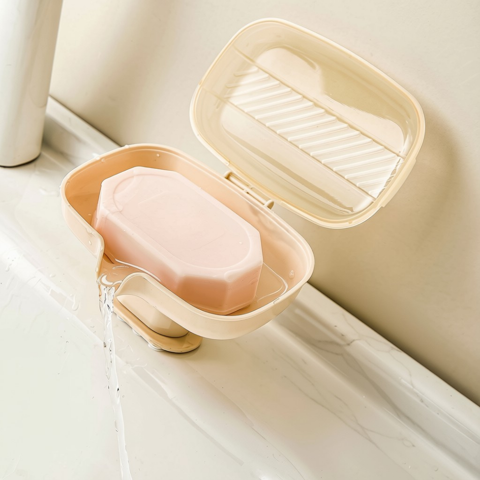 Porte-Savon Salle de Bain,Conteneur de Savon,Fourniture Salle de Bain – image 5