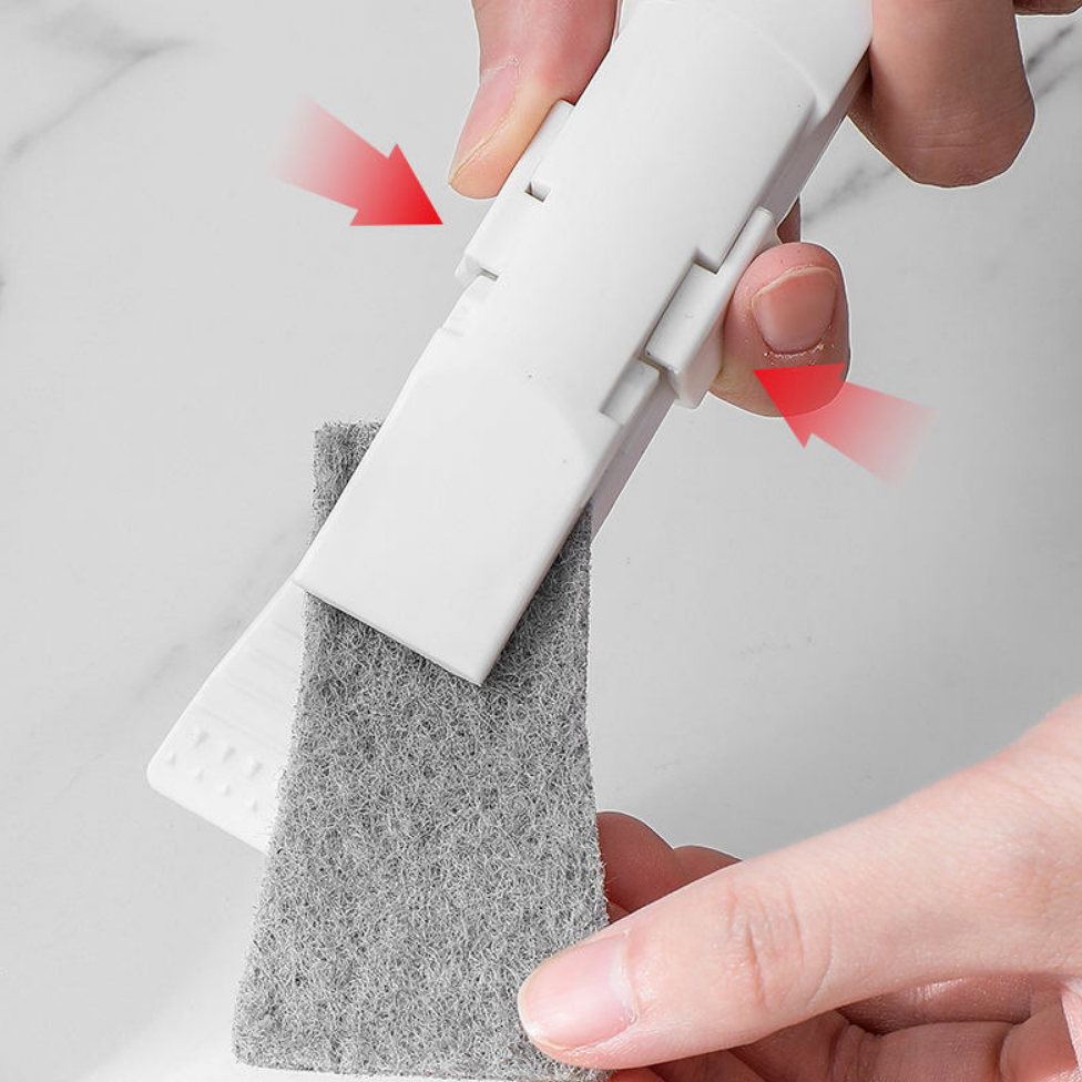 Brosse de Nettoyage avec Tampon à Récurer – image 2
