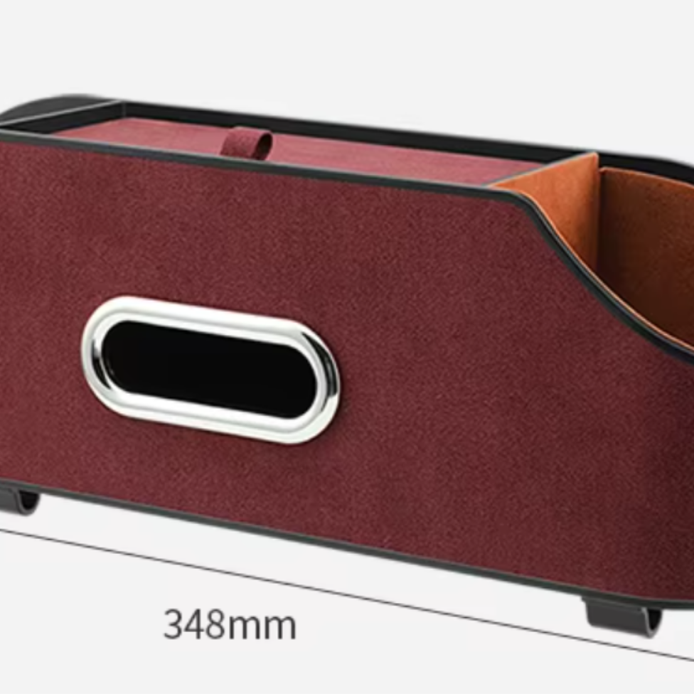 Organisateur de Siège Arrière de Voiture Multifonctionnel avec 2 Porte-Gobelets,Boîte à Mouchoirs et Crochet de Rangement,Accessoires Voiture – image 3