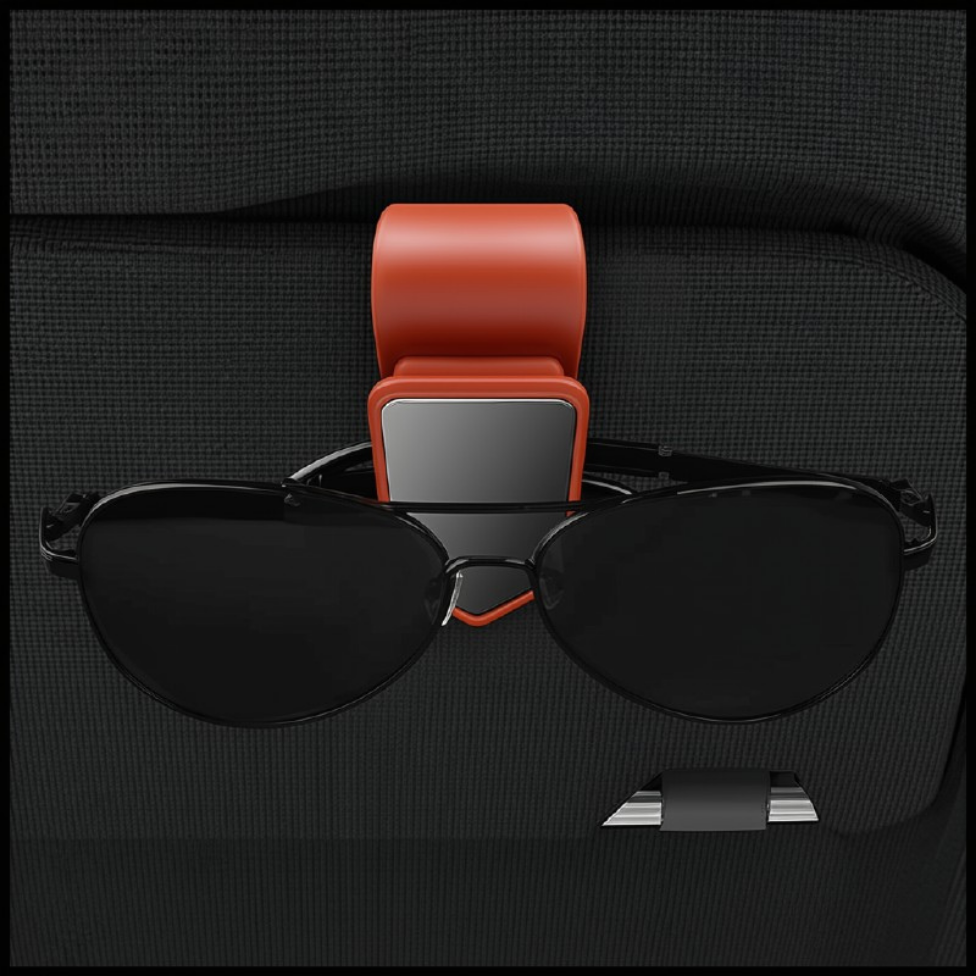 Support de Lunettes de Soleil pour Pare-Soleil ,Clip Solide pour Lunettes de Soleil pour Visière de Voiture, Accessoires Voiture