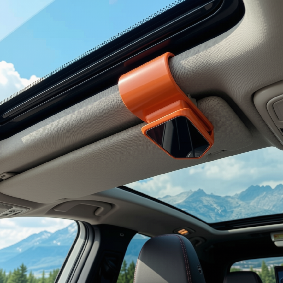 Support de Lunettes de Soleil pour Pare-Soleil ,Clip Solide pour Lunettes de Soleil pour Visière de Voiture, Accessoires Voiture – image 2