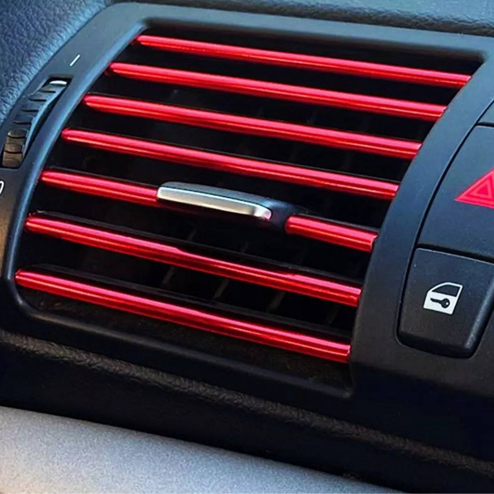 Bande de Décoration Voiture, Pièces de Garniture de Ventilation de Climatisation Intérieure de Voiture, Accessoires Voiture