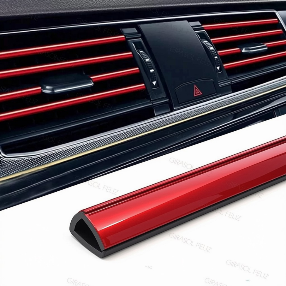 Bande de Décoration Voiture, Pièces de Garniture de Ventilation de Climatisation Intérieure de Voiture, Accessoires Voiture – image 2