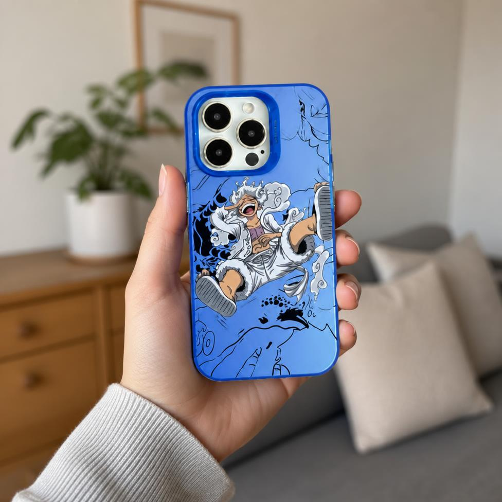 Coque de Téléphone Portable,Motif Luffy Dessin Animé, Imperméable et Souple pour Iphone 16 pro max – image 3