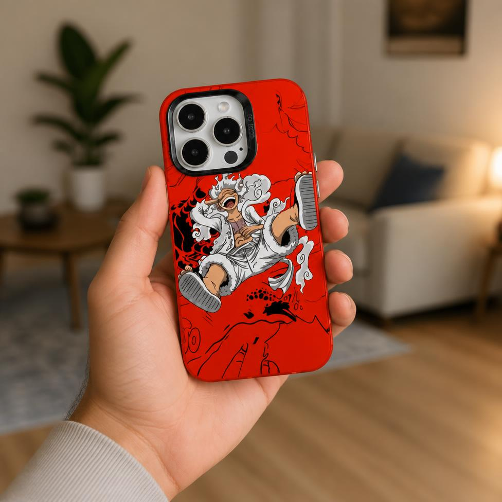 Coque de Téléphone Portable,Motif Luffy Dessin Animé, Imperméable et Souple pour Iphone 16 pro max – image 4