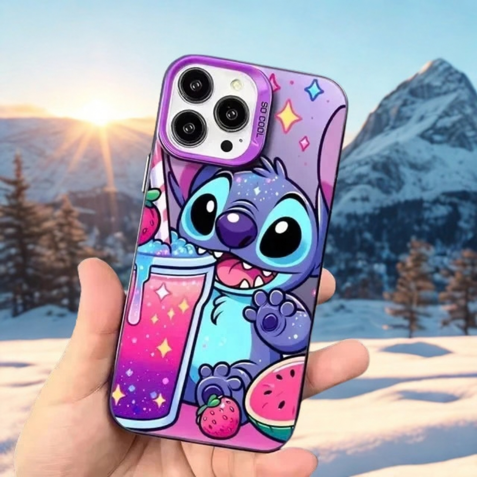 Coque de Téléphone Portable,Motif Stitch Dessin Animé, Imperméable et Souple pour Iphone 13 pro max