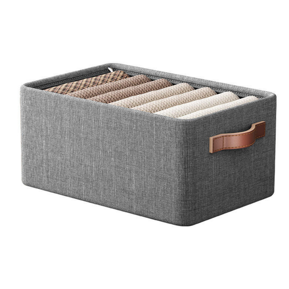 Panier de Rangement pour Vêtements, Organiseur de Garde-Robe, Boîte de Rangement pour Vêtements, Pantalons, Jeans