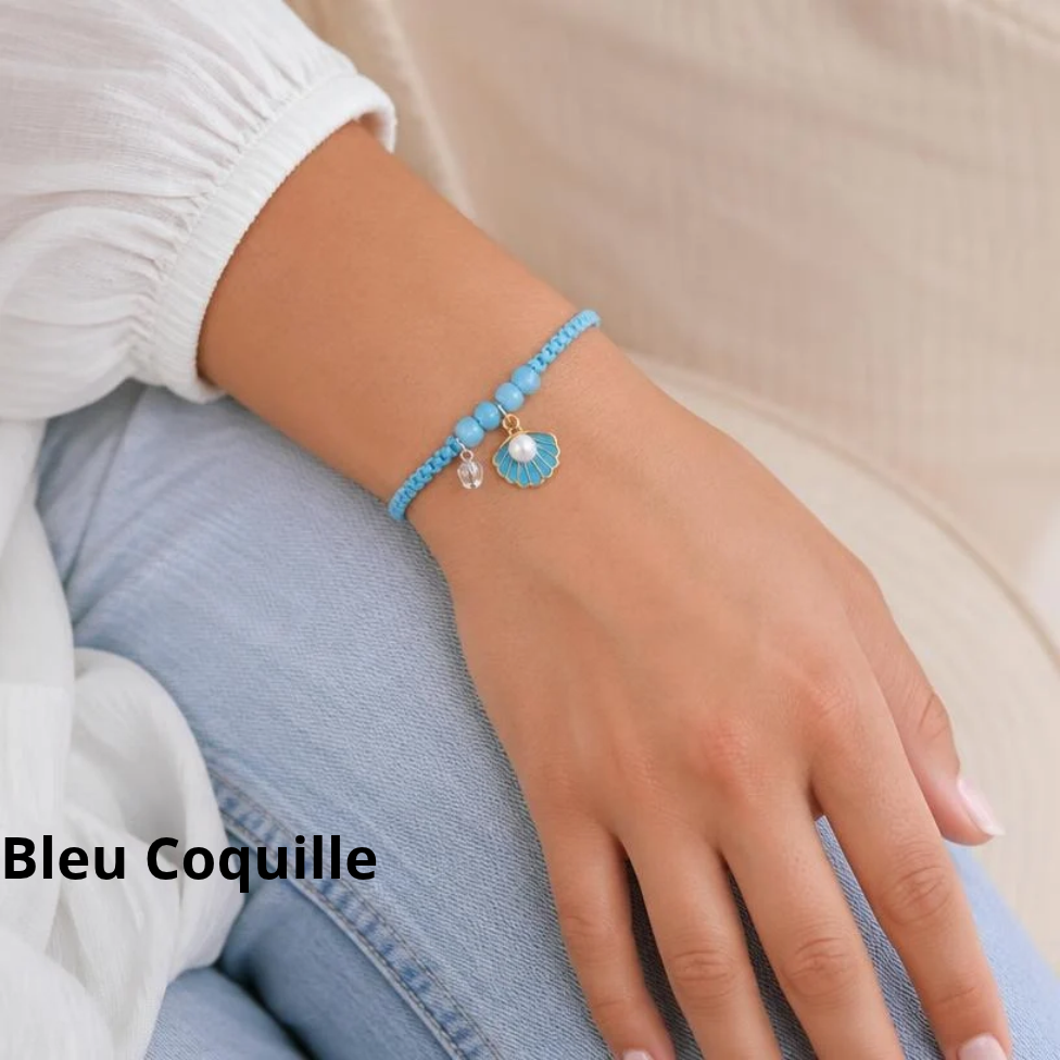 Bracelet en Pierres Précieuses Bleues Ajustable de 18 cm,Cadeau pour Femme – image 5
