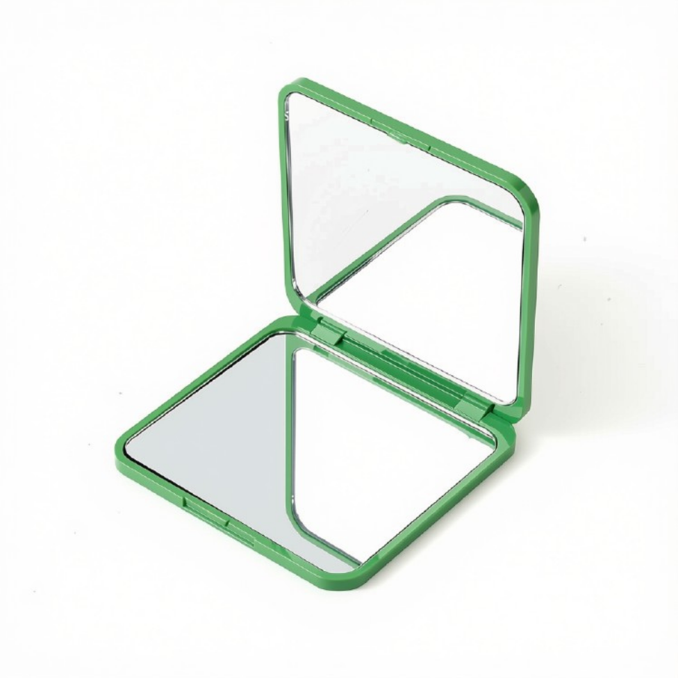 Miroir de Poche Compact Carré Double Face,Pliant,pour Voyage, Idéal pour Cadeaux Femme et Fille – image 5