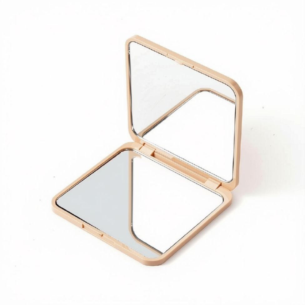 Miroir de Poche Compact Carré Double Face,Pliant,pour Voyage, Idéal pour Cadeaux Femme et Fille – image 6