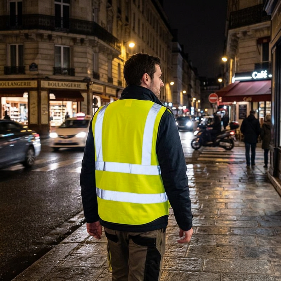 Gilet Rafraîchissant Haute Visibilité, Gilet de Sécurité – image 2