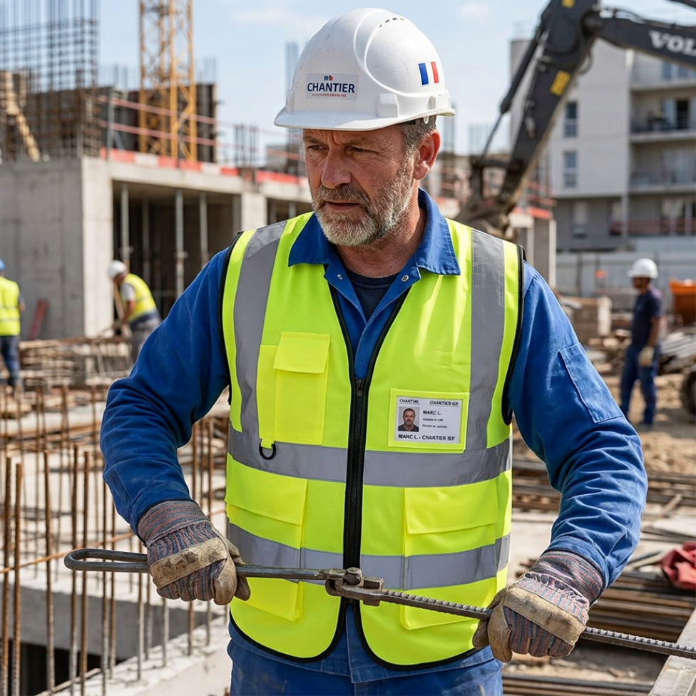 Gilet Rafraîchissant Haute Visibilité, Gilet de Sécurité – image 3