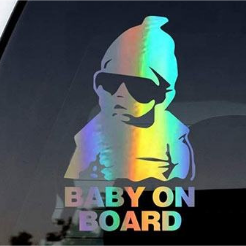Autocollant Décoratif Bébé à Bord de Voiture Résistant,Accessoires Voiture – image 2