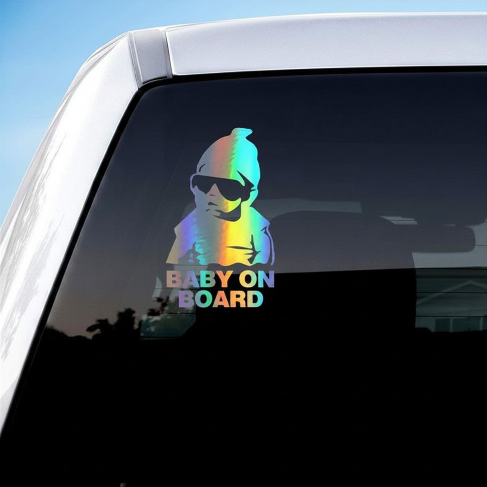 Autocollant Décoratif Bébé à Bord de Voiture Résistant,Accessoires Voiture – image 6