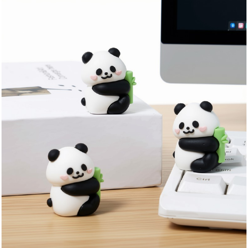 Taille-Crayon Rotatif Double/Simple à Motif Panda – image 3