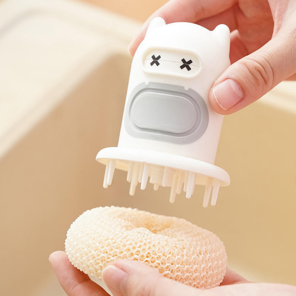 Brosse de Nettoyage à Distribution Automatique de Liquide, Haute Qualité, Créative, avec Manche, pour Cuisine – image 5