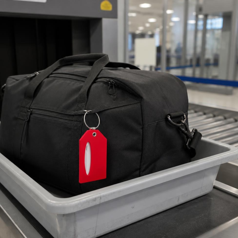 Lot de 4 Étiquettes de Bagage en Silicone Écologique,Étiquettes de Vol en Gel Souple pour Carte d'Embarquement,Étiquettes de Valise – image 2