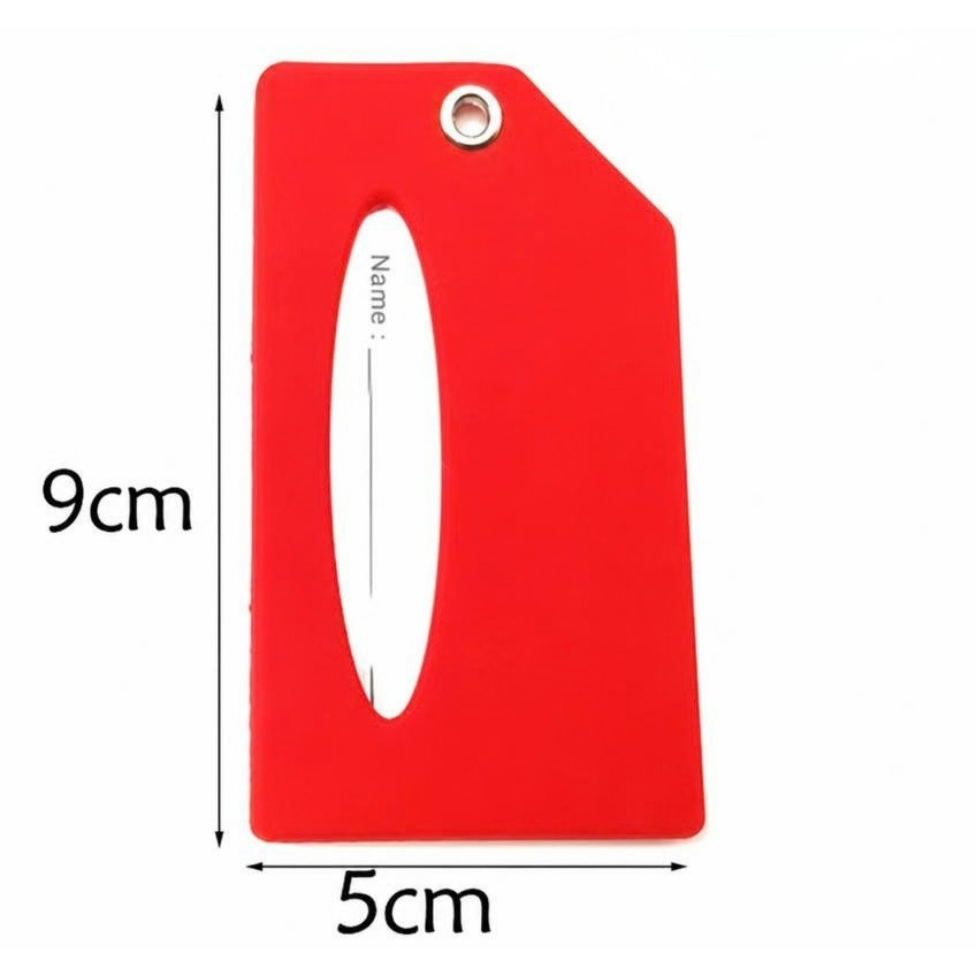 Lot de 4 Étiquettes de Bagage en Silicone Écologique,Étiquettes de Vol en Gel Souple pour Carte d'Embarquement,Étiquettes de Valise – image 6