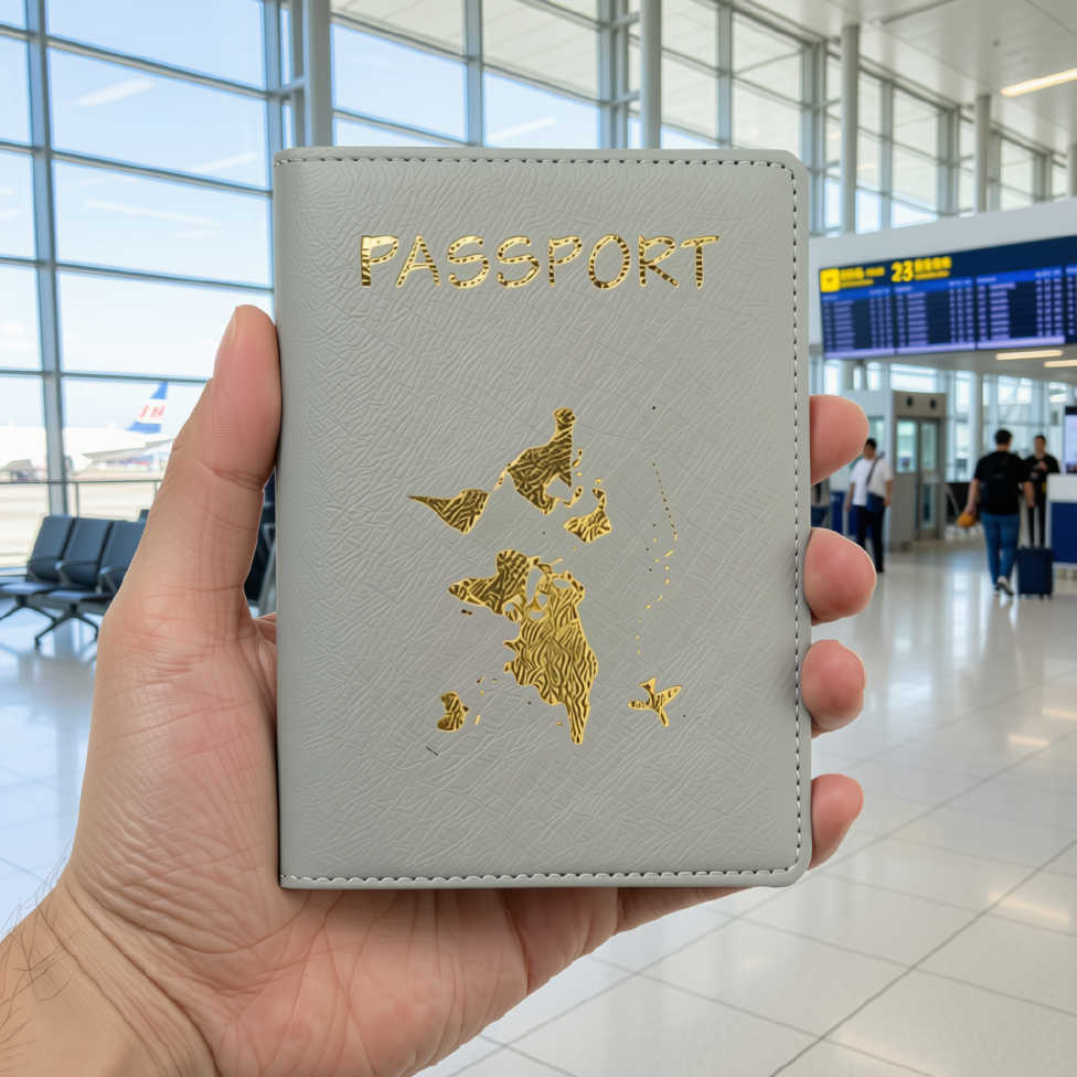 Porte-Passeport en Cuir PU pour Voyage
