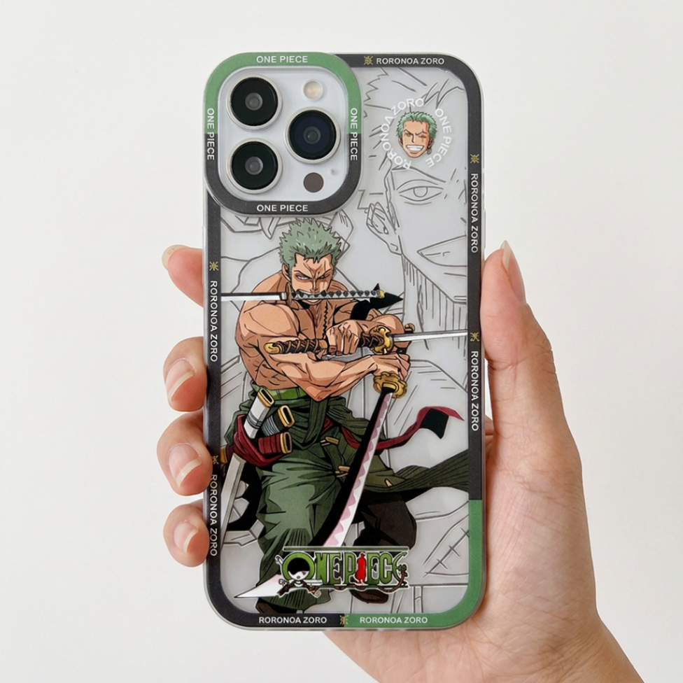 Coque de Téléphone Portable,Motif Luffy Mignon et Dessin Animé, Imperméable et Souple en TPU – image 5