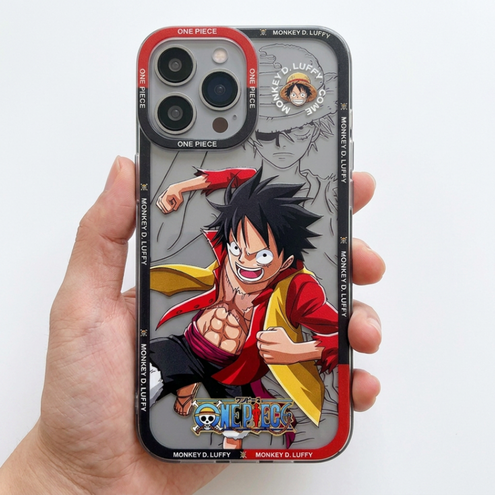 Coque de Téléphone Portable,Motif Luffy Mignon et Dessin Animé, Imperméable et Souple en TPU – image 6