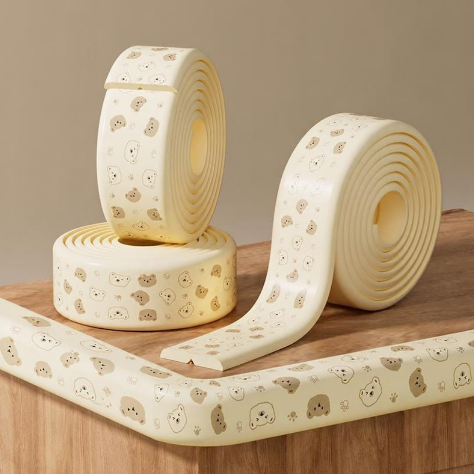 Protection Multifonction en Mousse pour Bords Et Coins , Sécurité pour Bébé, Convient pour Table en Verre, Meubles, Cheminé... – image 2